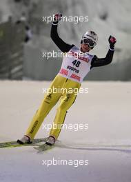 01.12.2010, Kuopio, Finland (FIN):  Simon Ammann (SUI), Fischer - FIS world cup ski jumping, individual HS127, Kuopio (FIN). www.xpb.cc. © Laiho/xpb.cc. Every downloaded picture is fee-liable.