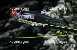 01.12.2010, Kuopio, Finland (FIN):  Michael Uhrmann (GER), Fischer - FIS world cup ski jumping, individual HS127, Kuopio (FIN). www.xpb.cc. © Laiho/xpb.cc. Every downloaded picture is fee-liable.