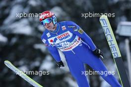 18.12.2010, Engelberg, Switzerland (SUI): Janne Ahonen (FIN), Fischer - FIS world cup ski jumping, individual HS137, Engelberg (SUI). www.xpb.cc. © Manzoni/xpb.cc. Every downloaded picture is fee-liable.