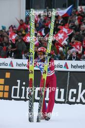 18.12.2010, Engelberg, Switzerland (SUI): Tom Hilde (NOR). Fischer - FIS world cup ski jumping, individual HS137, Engelberg (SUI). www.xpb.cc. © Manzoni/xpb.cc. Every downloaded picture is fee-liable.
