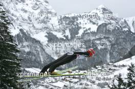 19.12.2010, Engelberg, Switzerland (SUI): Michael Uhrmann (GER), Fischer - FIS world cup ski jumping, individual HS137, Engelberg (SUI). www.xpb.cc. © Manzoni/xpb.cc. Every downloaded picture is fee-liable.