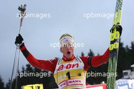 09.01.2011, Oberhof, Germany (GER): Tarjei Boe (NOR), Fischer, Rottefella, Swix, ODLO - IBU world cup biathlon, mass men, Oberhof (GER). www.xpb.cc. © Manzoni/xpb.cc. Every downloaded picture is fee-liable.