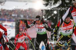 09.01.2011, Oberhof, Germany (GER): Benjamin Weger (SUI), Atomic, Leki, ODLO - IBU world cup biathlon, mass men, Oberhof (GER). www.xpb.cc. © Manzoni/xpb.cc. Every downloaded picture is fee-liable.