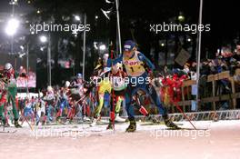 09.01.2011, Oberhof, Germany (GER): Kaisa Maekaeraeinen (FIN), Fischer, Rottefella, Leki, Odlo - IBU world cup biathlon, mass women, Oberhof (GER). www.xpb.cc. © Manzoni/xpb.cc. Every downloaded picture is fee-liable.