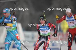 05.01.2011, Oberhof, Germany (GER): Marc-Andre Bedard (CAN), Fischer, Rottefella, Swix - IBU world cup biathlon, relay men, Oberhof (GER). www.xpb.cc. © Manzoni/xpb.cc. Every downloaded picture is fee-liable.