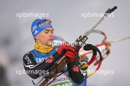 05.01.2011, Oberhof, Germany (GER): Michael Greis (GER), Madshus, Rottefella, OneWay, adidas - IBU world cup biathlon, relay men, Oberhof (GER). www.xpb.cc. © Manzoni/xpb.cc. Every downloaded picture is fee-liable.