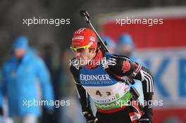 05.01.2011, Oberhof, Germany (GER): Arnd Peiffer (GER), Fischer, Salomon, Swix, adidas - IBU world cup biathlon, relay men, Oberhof (GER). www.xpb.cc. © Manzoni/xpb.cc. Every downloaded picture is fee-liable.
