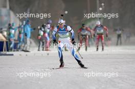 05.01.2011, Oberhof, Germany (GER): Indrek Tobreluts (EST), Madshus, Rottefella, Swix - IBU world cup biathlon, relay men, Oberhof (GER). www.xpb.cc. © Manzoni/xpb.cc. Every downloaded picture is fee-liable.