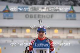 05.01.2011, Oberhof, Germany (GER): Maxim Tchoudov (RUS), Fischer, Salomon, adidas - IBU world cup biathlon, relay men, Oberhof (GER). www.xpb.cc. © Manzoni/xpb.cc. Every downloaded picture is fee-liable.
