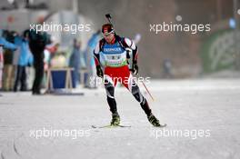 05.01.2011, Oberhof, Germany (GER): Daniel Mesotitsch (AUT), Fischer, Rottefella, Leki - IBU world cup biathlon, relay men, Oberhof (GER). www.xpb.cc. © Manzoni/xpb.cc. Every downloaded picture is fee-liable.
