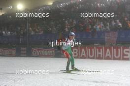 06.01.2011, Oberhof, Germany (GER): Darya Domracheva (BLR), Fischer, Rottefella, Swix - IBU world cup biathlon, relay women, Oberhof (GER). www.xpb.cc. © Manzoni/xpb.cc. Every downloaded picture is fee-liable.