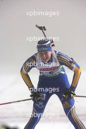 06.01.2011, Oberhof, Germany (GER): Helena Ekholm (SWE), Fischer, Rottefella, Leki, adidas - IBU world cup biathlon, relay women, Oberhof (GER). www.xpb.cc. © Manzoni/xpb.cc. Every downloaded picture is fee-liable.