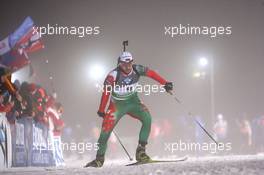 07.01.2011, Oberhof, Germany (GER): Evgeny Abramenko (BLR), Fischer, Rottefella, Swix - IBU world cup biathlon, sprint men, Oberhof (GER). www.xpb.cc. © Manzoni/xpb.cc. Every downloaded picture is fee-liable.