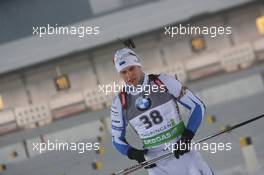 07.01.2011, Oberhof, Germany (GER): Roland Lessing (EST), Fischer, Rottefella, Exel - IBU world cup biathlon, sprint men, Oberhof (GER). www.xpb.cc. © Manzoni/xpb.cc. Every downloaded picture is fee-liable.