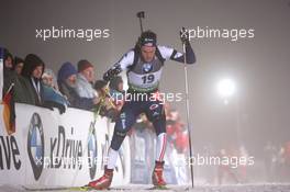 07.01.2011, Oberhof, Germany (GER): Leif Nordgren (USA), Fischer, Rottefella, Alpina, Swix, adidas - IBU world cup biathlon, sprint men, Oberhof (GER). www.xpb.cc. © Manzoni/xpb.cc. Every downloaded picture is fee-liable.