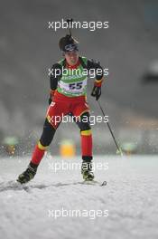 08.01.2011, Oberhof, Germany (GER): Victoria Padial Hernandez (ESP), Fischer, Rottefella  - IBU world cup biathlon, sprint women, Oberhof (GER). www.xpb.cc. © Manzoni/xpb.cc. Every downloaded picture is fee-liable.