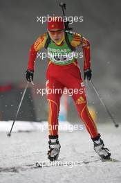 08.01.2011, Oberhof, Germany (GER): Yue Wang (CHN), Fischer, Salomon, Swix, adidas - IBU world cup biathlon, sprint women, Oberhof (GER). www.xpb.cc. © Manzoni/xpb.cc. Every downloaded picture is fee-liable.