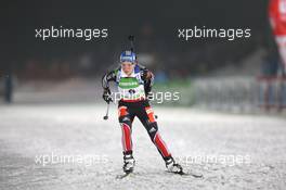 08.01.2011, Oberhof, Germany (GER): Miriam Goessner (GER), Fischer, Salomon, Swix, adidas - IBU world cup biathlon, sprint women, Oberhof (GER). www.xpb.cc. © Manzoni/xpb.cc. Every downloaded picture is fee-liable.