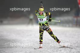 08.01.2011, Oberhof, Germany (GER): Marie Dorin (FRA), Rossignol, Rottefella, OneWay - IBU world cup biathlon, sprint women, Oberhof (GER). www.xpb.cc. © Manzoni/xpb.cc. Every downloaded picture is fee-liable.