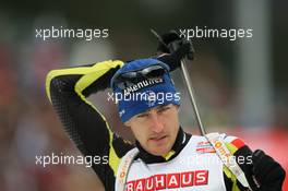 12.01.2011, Ruhpolding, Germany (GER): Vincent Jay (FRA), Fischer, Rottefella, OneWay - IBU world cup biathlon, individual men, Ruhpolding (GER). www.xpb.cc. © Manzoni/xpb.cc. Every downloaded picture is fee-liable.