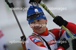 12.01.2011, Ruhpolding, Germany (GER): Maxim Tchoudov (RUS), Fischer, Salomon, adidas - IBU world cup biathlon, individual men, Ruhpolding (GER). www.xpb.cc. © Manzoni/xpb.cc. Every downloaded picture is fee-liable.