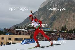 12.01.2011, Ruhpolding, Germany (GER): Krasimir Anev (BUL), Fischer, Rottefella, Alpina, Leki - IBU world cup biathlon, individual men, Ruhpolding (GER). www.xpb.cc. © Manzoni/xpb.cc. Every downloaded picture is fee-liable.