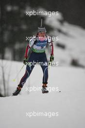 13.01.2011, Ruhpolding, Germany (GER): Sara Studebaker (USA), Rossignol, Rottefella, Exel, adidas  - IBU world cup biathlon, individual women, Ruhpolding (GER). www.xpb.cc. © Manzoni/xpb.cc. Every downloaded picture is fee-liable.