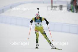 13.01.2011, Ruhpolding, Germany (GER): Anastasiya Kuzmina (SVK), Fischer, Salomon, Exel - IBU world cup biathlon, individual women, Ruhpolding (GER). www.xpb.cc. © Manzoni/xpb.cc. Every downloaded picture is fee-liable.