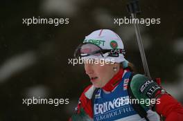 13.01.2011, Ruhpolding, Germany (GER): Darya Domracheva (BLR), Fischer, Rottefella, Swix - IBU world cup biathlon, individual women, Ruhpolding (GER). www.xpb.cc. © Manzoni/xpb.cc. Every downloaded picture is fee-liable.