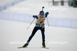 13.01.2011, Ruhpolding, Germany (GER): Kaisa Maekaeraeinen (FIN), Fischer, Rottefella, Leki, Odlo - IBU world cup biathlon, individual women, Ruhpolding (GER). www.xpb.cc. © Manzoni/xpb.cc. Every downloaded picture is fee-liable.