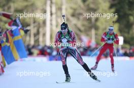 16.01.2011, Ruhpolding, Germany (GER): Marc-Andre Bedard (CAN), Fischer, Rottefella, Swix - IBU world cup biathlon, pursuit men, Ruhpolding (GER). www.xpb.cc. © Manzoni/xpb.cc. Every downloaded picture is fee-liable.