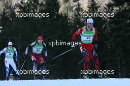 16.01.2011, Ruhpolding, Germany (GER): Alexander Os (NOR), Fischer, Rottefella, Swix, Odlo - IBU world cup biathlon, pursuit men, Ruhpolding (GER). www.xpb.cc. © Manzoni/xpb.cc. Every downloaded picture is fee-liable.