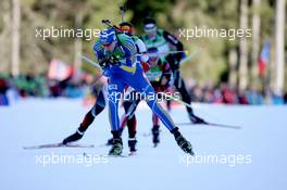 16.01.2011, Ruhpolding, Germany (GER): Bjoern Ferry (SWE), Fischer, Rottefella, Leki, adidas - IBU world cup biathlon, pursuit men, Ruhpolding (GER). www.xpb.cc. © Manzoni/xpb.cc. Every downloaded picture is fee-liable.