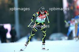16.01.2011, Ruhpolding, Germany (GER): Pauline Macabies (FRA), Rossignol, Rottefella, One Way - IBU world cup biathlon, pursuit women, Ruhpolding (GER). www.xpb.cc. © Manzoni/xpb.cc. Every downloaded picture is fee-liable.