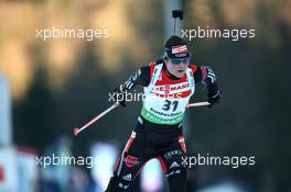 16.01.2011, Ruhpolding, Germany (GER): Tina Bachmann (GER), Fischer, Rottefella, Swix, adidas  - IBU world cup biathlon, pursuit women, Ruhpolding (GER). www.xpb.cc. © Manzoni/xpb.cc. Every downloaded picture is fee-liable.