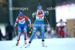 16.01.2011, Ruhpolding, Germany (GER): Anna Maria Nilsson (SWE), Madshus, Rottefella, Leki, adidas - IBU world cup biathlon, pursuit women, Ruhpolding (GER). www.xpb.cc. © Manzoni/xpb.cc. Every downloaded picture is fee-liable.
