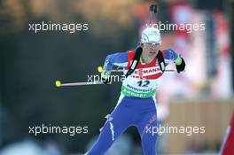 16.01.2011, Ruhpolding, Germany (GER): Teja Gregorin (SLO), Fischer, Rottefella, Alpina, Leki - IBU world cup biathlon, pursuit women, Ruhpolding (GER). www.xpb.cc. © Manzoni/xpb.cc. Every downloaded picture is fee-liable.