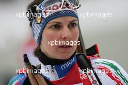 15.01.2011, Ruhpolding, Germany (GER): Michaela Ponza (ITA), Fischer, Rottefella, Rossignol, Swix - IBU world cup biathlon, sprint women, Ruhpolding (GER). www.xpb.cc. © Manzoni/xpb.cc. Every downloaded picture is fee-liable.