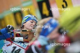 15.01.2011, Ruhpolding, Germany (GER): Anna Carin Zidek (SWE), Salomon, Leki, adidas - IBU world cup biathlon, sprint women, Ruhpolding (GER). www.xpb.cc. © Manzoni/xpb.cc. Every downloaded picture is fee-liable.