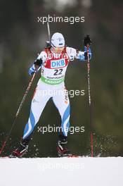 15.01.2011, Ruhpolding, Germany (GER): Eveli Saue (EST), Madshus, Rottefella - IBU world cup biathlon, sprint women, Ruhpolding (GER). www.xpb.cc. © Manzoni/xpb.cc. Every downloaded picture is fee-liable.