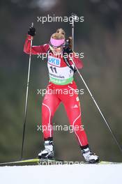 15.01.2011, Ruhpolding, Germany (GER): Madara Liduma (LAT), Fischer, Salomon - IBU world cup biathlon, sprint women, Ruhpolding (GER). www.xpb.cc. © Manzoni/xpb.cc. Every downloaded picture is fee-liable.