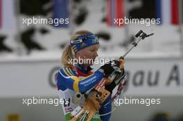 15.01.2011, Ruhpolding, Germany (GER): Anna Maria Nilsson (SWE), Madshus, Rottefella, Leki, adidas - IBU world cup biathlon, sprint women, Ruhpolding (GER). www.xpb.cc. © Manzoni/xpb.cc. Every downloaded picture is fee-liable.