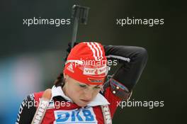 15.01.2011, Ruhpolding, Germany (GER): Andrea Henkel (GER), Fischer, Rottefella, Exel, adidas, Toko - IBU world cup biathlon, sprint women, Ruhpolding (GER). www.xpb.cc. © Manzoni/xpb.cc. Every downloaded picture is fee-liable.