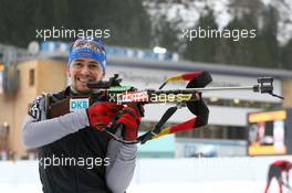 15.01.2011, Ruhpolding, Germany (GER): Michael Greis (GER), Madshus, Rottefella, OneWay, adidas - IBU world cup biathlon, training, Ruhpolding (GER). www.xpb.cc. © Manzoni/xpb.cc. Every downloaded picture is fee-liable.