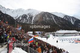 23.01.2011, Antholz, Italy (ITA): Biathlon Feature: The Venue of Antholz - IBU world cup biathlon, mass women, Antholz (ITA). www.xpb.cc. © Manzoni/xpb.cc. Every downloaded picture is fee-liable.