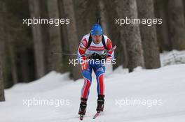 23.01.2011, Antholz, Italy (ITA): Evgeniy Garanichev (RUS), Madshus, Rottefella, Swix, adidas - IBU world cup biathlon, relay men, Antholz (ITA). www.xpb.cc. © Manzoni/xpb.cc. Every downloaded picture is fee-liable.