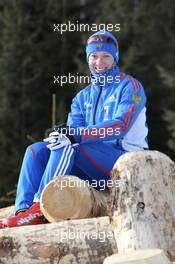 23.01.2011, Antholz, Italy (ITA): Olga Zaitseva (RUS), Madshus, Rottefella, Alpina, Swix, adidas - IBU world cup biathlon, relay men, Antholz (ITA). www.xpb.cc. © Manzoni/xpb.cc. Every downloaded picture is fee-liable.