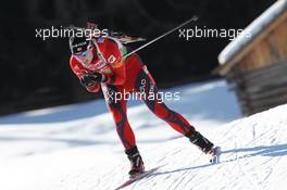 22.01.2011, Antholz, Italy (ITA): Synnoeve Solemdal (NOR), Madshus, Rottefella, Swix, ODLO - IBU world cup biathlon, relay women, Antholz (ITA). www.xpb.cc. © Manzoni/xpb.cc. Every downloaded picture is fee-liable.