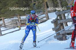 22.01.2011, Antholz, Italy (ITA): Anna Carin Zidek (SWE), Salomon, Leki, adidas - IBU world cup biathlon, relay women, Antholz (ITA). www.xpb.cc. © Manzoni/xpb.cc. Every downloaded picture is fee-liable.