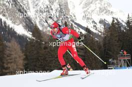 20.01.2011, Antholz, Italy (ITA): Michail Kletcherov (BUL), Fischer - IBU world cup biathlon, sprint men, Antholz (ITA). www.xpb.cc. © Manzoni/xpb.cc. Every downloaded picture is fee-liable.